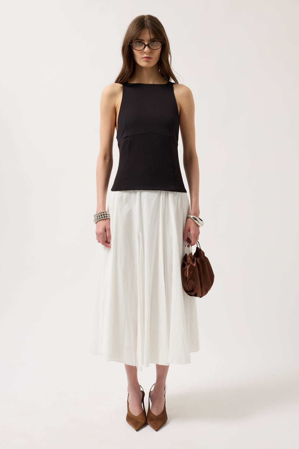 Back Ribbon Detail Blouse