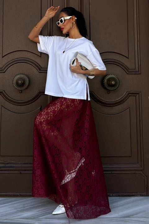 Diane Maxi Lace Skirt