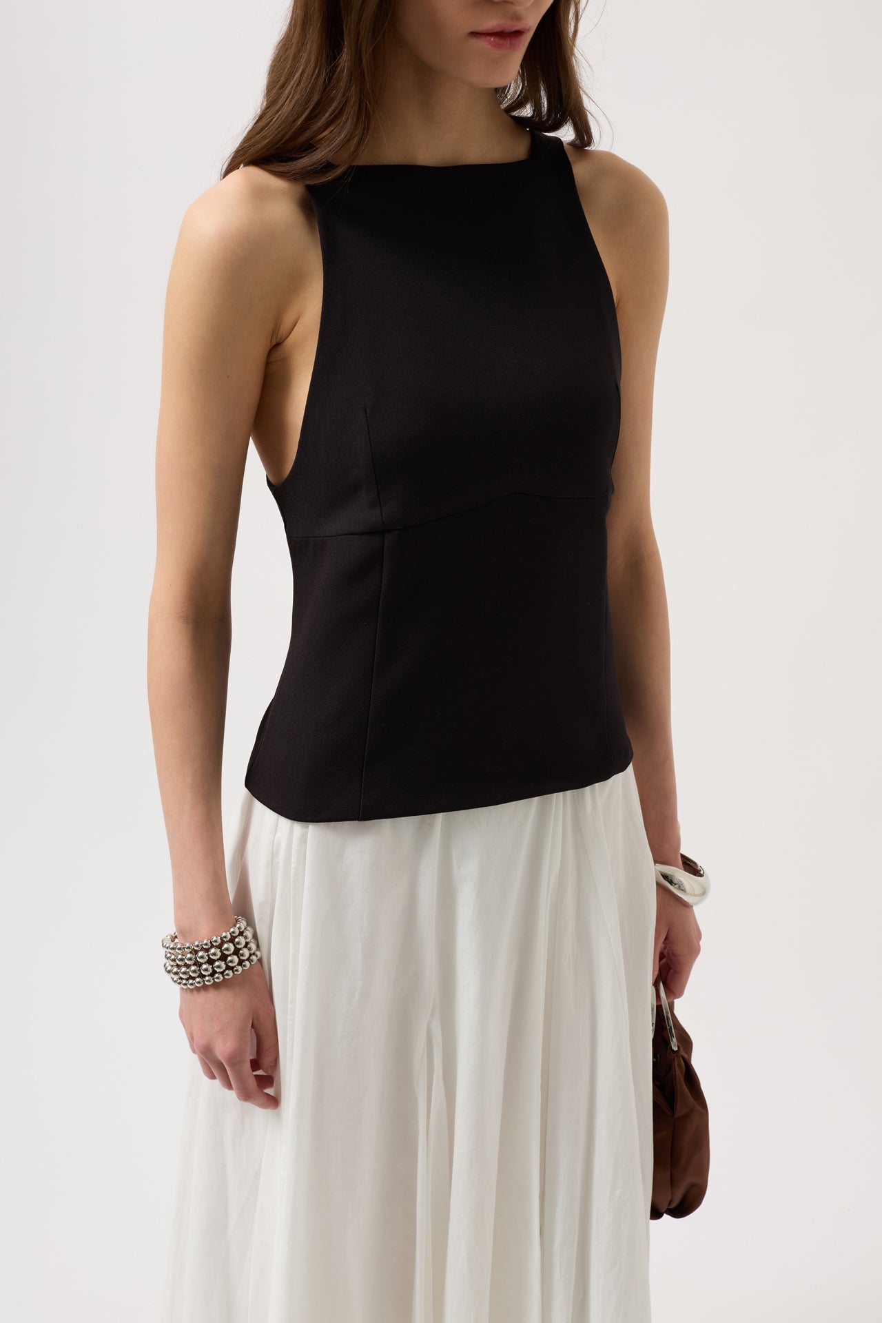 Back Ribbon Detail Blouse