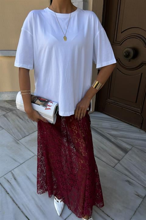 Diane Maxi Lace Skirt