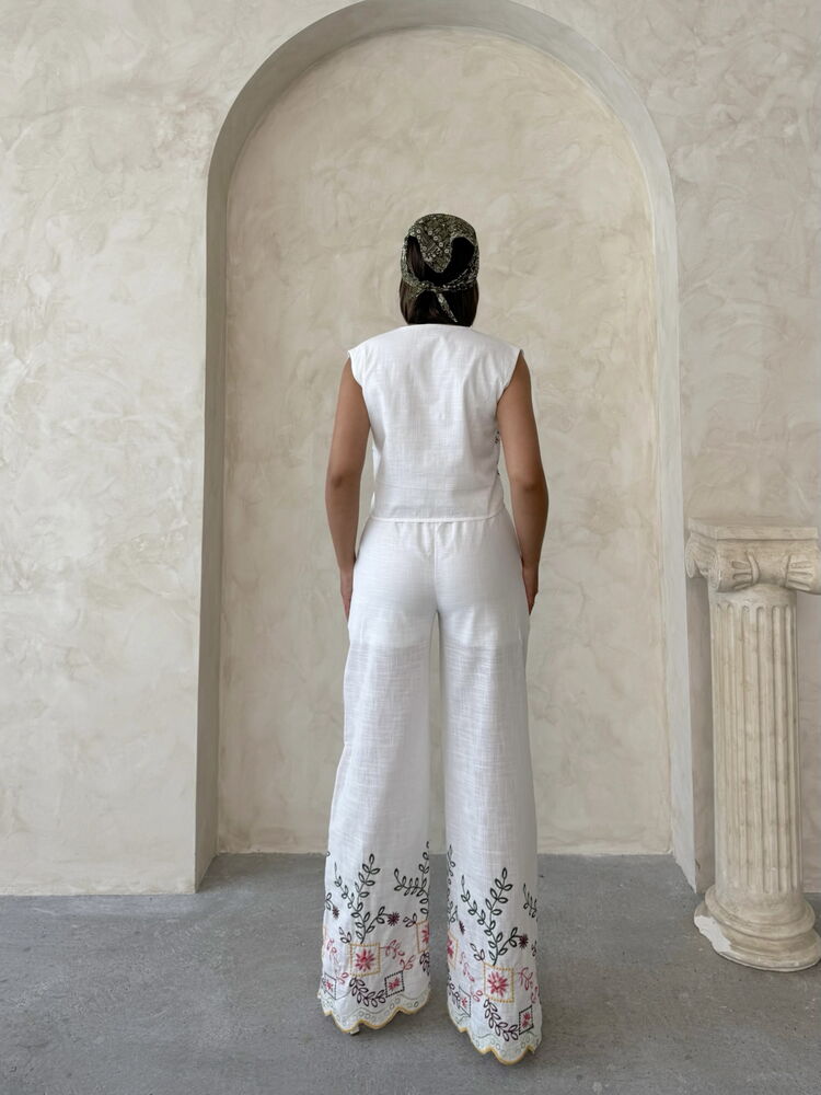 Embroidered Pants
