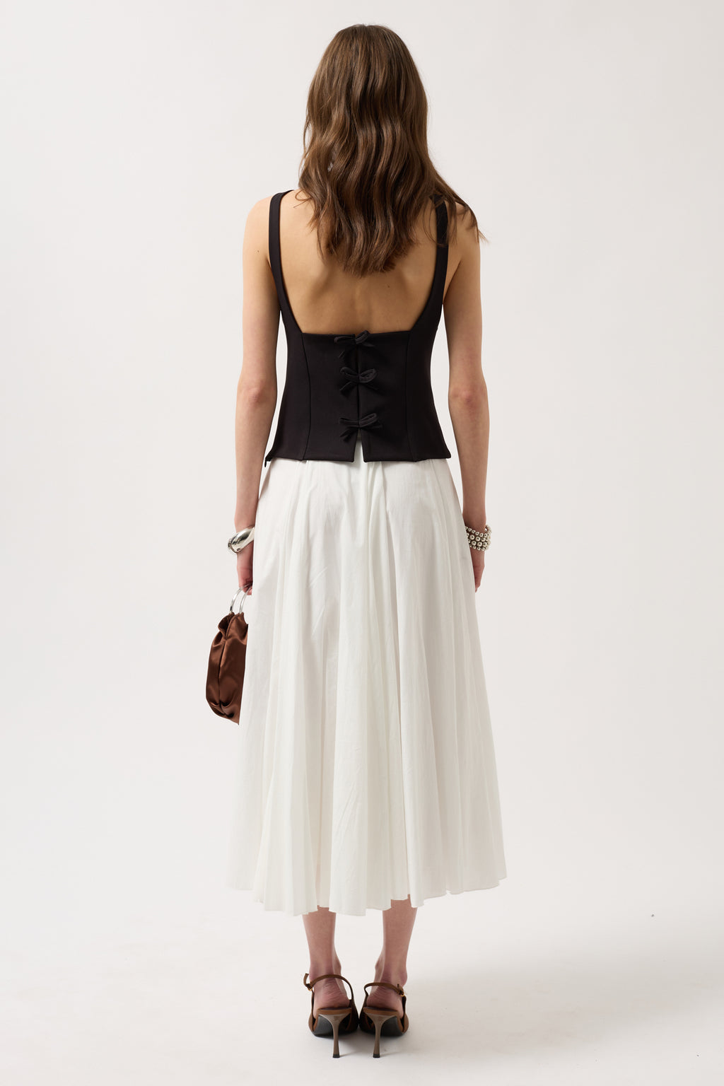 Back Ribbon Detail Blouse