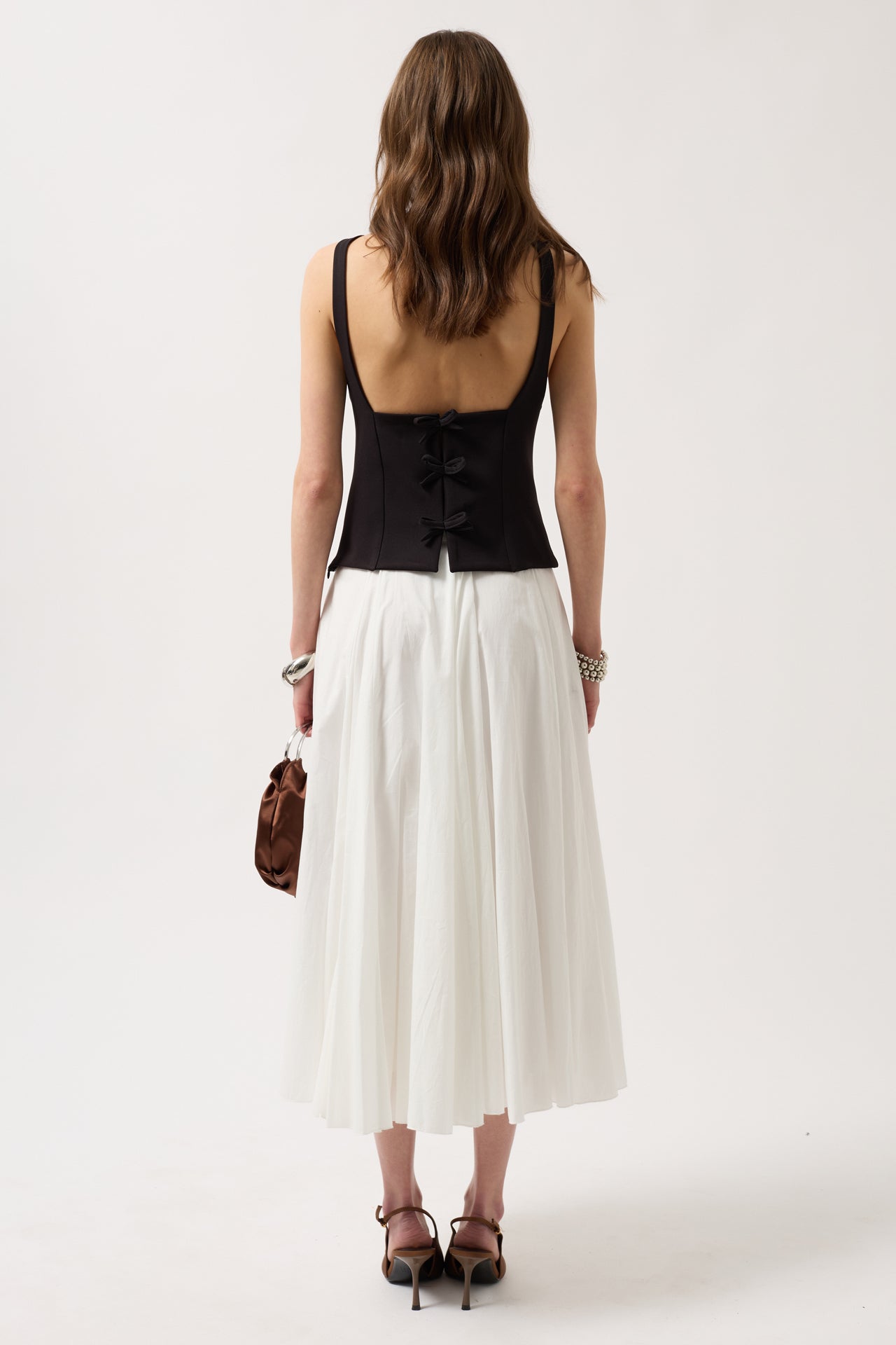 Back Ribbon Detail Blouse