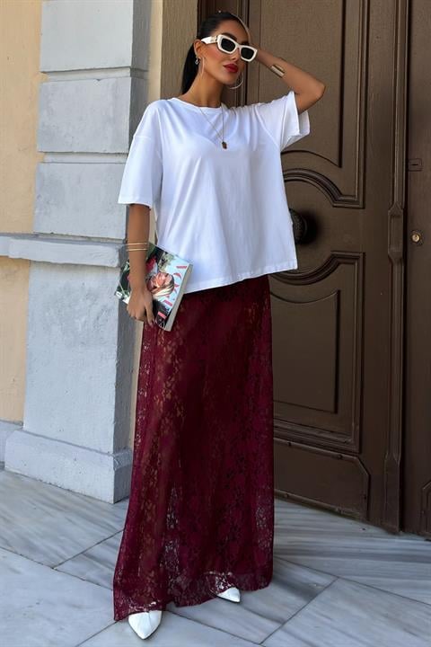 Diane Maxi Lace Skirt