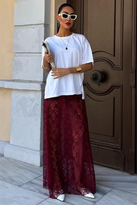Diane Maxi Lace Skirt