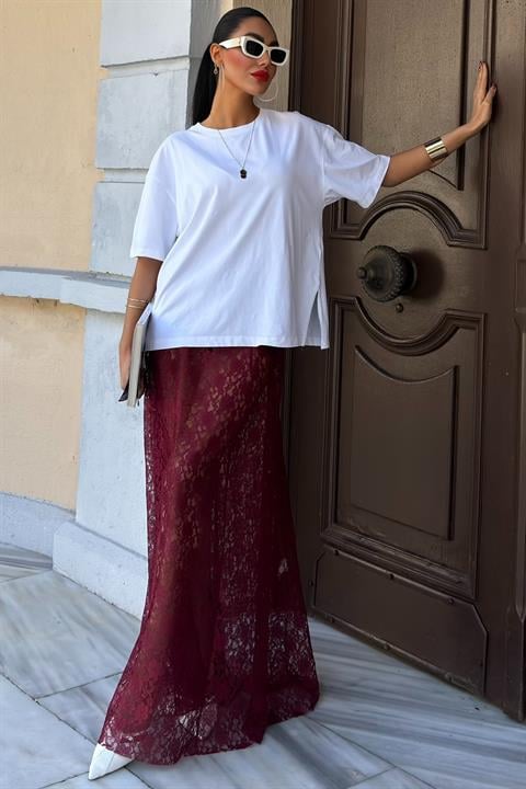 Diane Maxi Lace Skirt